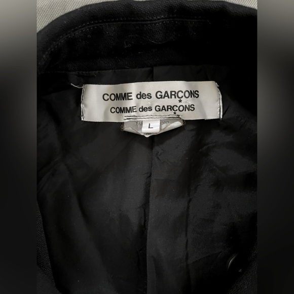 Comme Des Garçons Cropped Flared Double Breasted Coat - Picture 5 of 9
